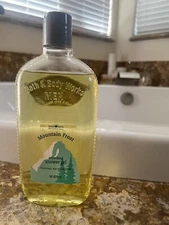 New Vintage Bath & Body Works Men MOUNTAIN FROST Shower Gel ~ 10 oz Retired