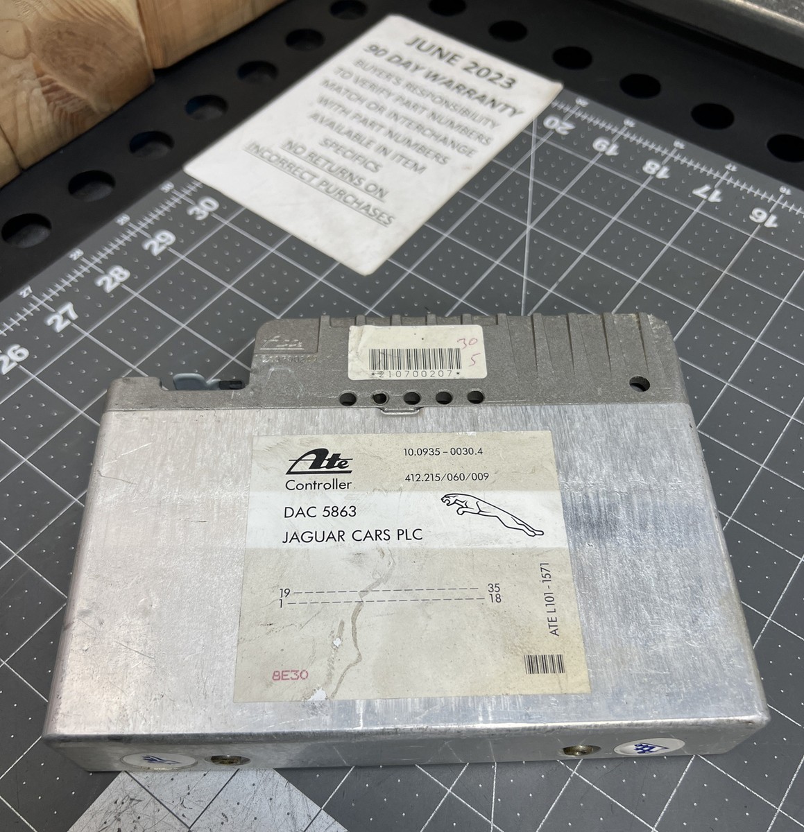 JAGUAR XJS ATE ABS CONTROL MODULE DAC5863 10.0935-0030.4 | eBay