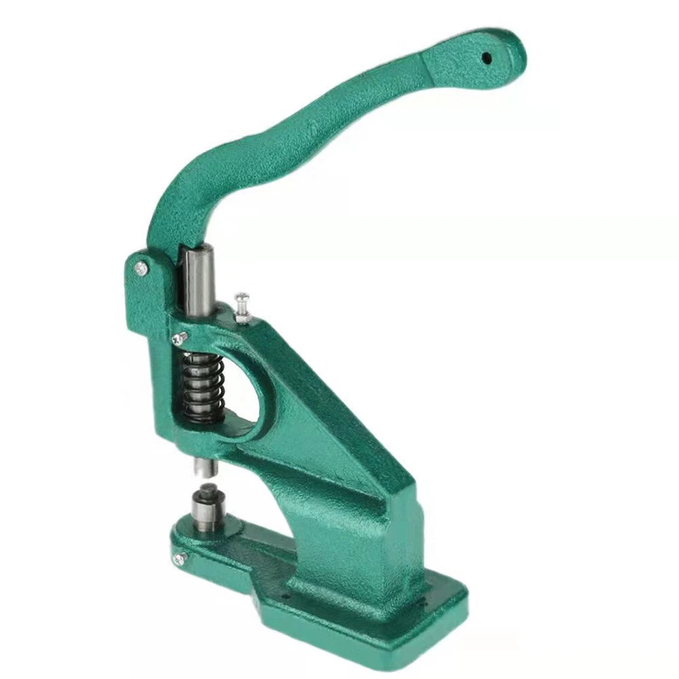 Manual Hand Press Grommet Machine Grommets Eyelet Buttons Pressing Punch Tool - Image 2 of 4