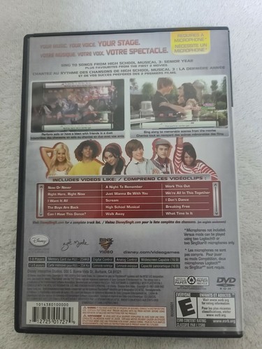 Disney Sing It: High School Musical 3 - Senior Year (Sony PlayStation 2, 2009) - Bild 2 von 3