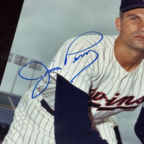 Jim Perry Autographed Signed 8x10 Photo Minnesota Twins BAS Beckett Authentic - Picture 2 of 4