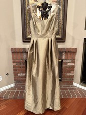 Alfred Sung Gown Formal Bridesmaid Party Black tie Occasions Color:Bronze Size 6