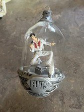 Elvis Christmas Musical Ornament Santa Being My Baby back To Me / Works