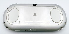 Sony PS Vita PCH-2000 PCH 2000 Console Silver w/8GB memory card - Very Good