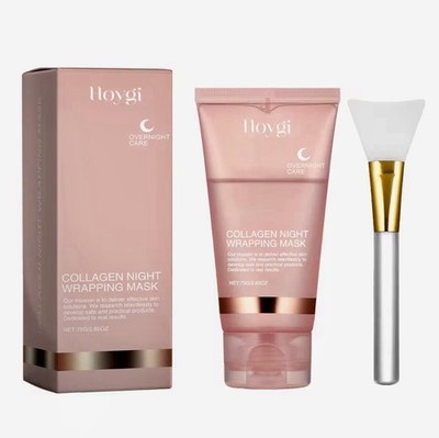 Overnight Care Collagen Night Wrapping Mask Hydrating w/ Brush 2.65oz