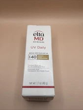 Elta MD Tinted UV Daily Broad Spectrum SPF 40 1.7oz 48g EXP 08/2026 New In Box