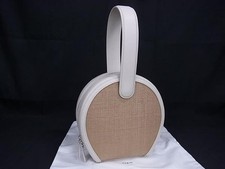 ASIC asic Raffia x Leather One Handle Handbag Women's Brown-based x Iory-based