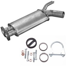 Mittelschalldämpfer Auspuff für BMW E34 5er 2.0 24V Limousine, Touring +Montage