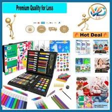 Kids Art Set 87-Piece Drawing Supplies for Girls  Boys - Watercolor, Pastels...