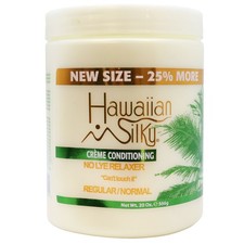 Hawaiian Silky Creme Conditioning No Lye Relaxer Regular 20 Oz. Case of 12