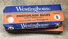 Westinghouse Photoflash Bulbs, specifically Class M Medium Peak No. 5 Lot Of 24