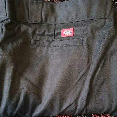NWT Womens work pants black  Dickies 774 low-rise straight leg 18R Easy Care