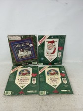 Lot of 4 Vintage Embroidery Needlepoint Christmas Patterns 251