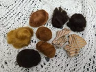 Vintage barbie doll fashion queen / midge wig lot tlc suits