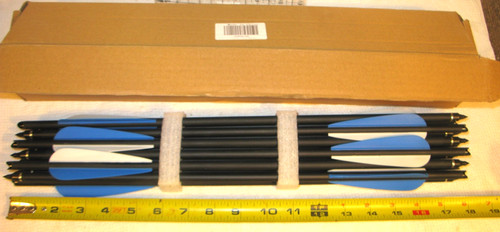 12Pcs 17-inch Carbon Crossbow Bolts Arrows OD8mm Hunting  (parts/repair)