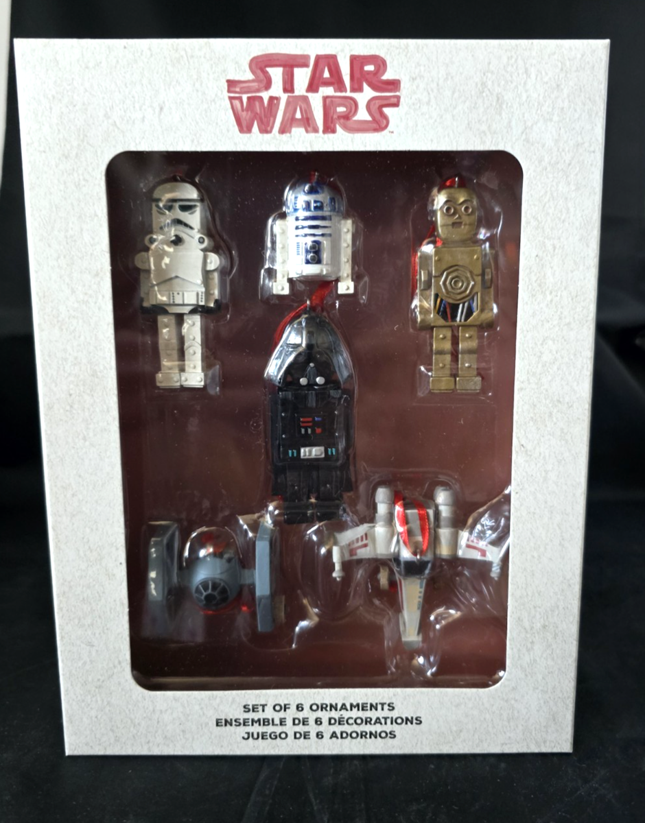 Disney Sketchbook スターウォーズ　オーナメント Disney Parks Star Wars Toys Sketchbook Ornament 6 Piece Set New in