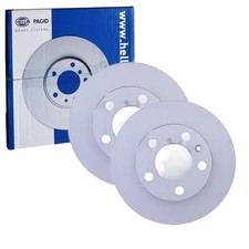 2x HELLA PAGID BREMSSCHEIBEN Ø230mm HINTEN passend für AUDI A1 A2 A3 TT SEAT ARO