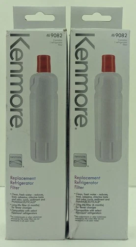 Genuine Kenmore 9082 (469082) Refrigerator Filters (2 Pack) New & Sealed