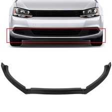 Fits 2012-2014 Vw Jetta Not Fit For Gli Front Bumper Lip Spoiler Glossy Black