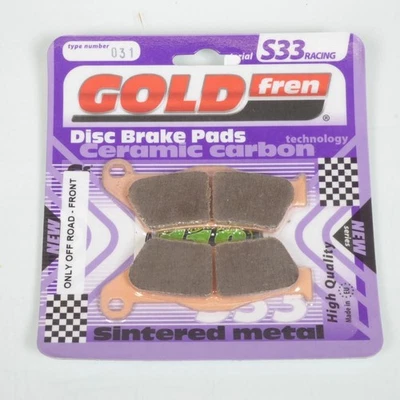 Plaquette de frein Gold Fren pour Moto CCM 710 FT S Flat Tracker 2008 AVG Neuf - Photo 1/2