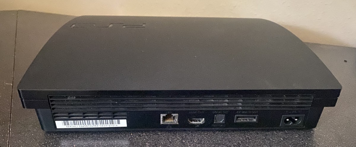 Sony PlayStation 3 (PS3) Slim Console 120GB Model CECH-2101A, Free