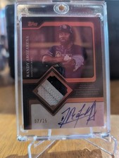 2025 Topps Series 2 Flagship Autograph Patch Randy Arozarena /25 Auto Jersey