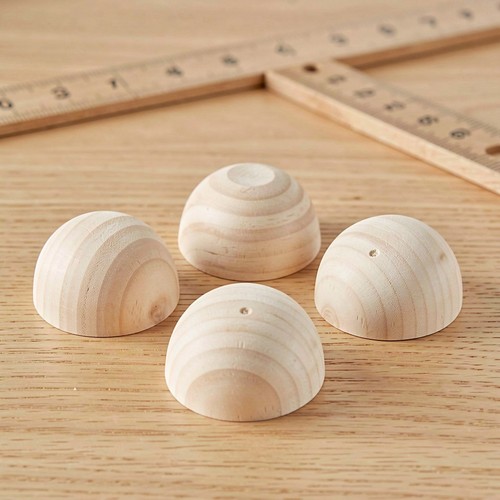 2 Inch Round Tag 90 pcs Half Wooden for Crafts - 1.57 Inch/40mm, Semi-Circle | eBay UK