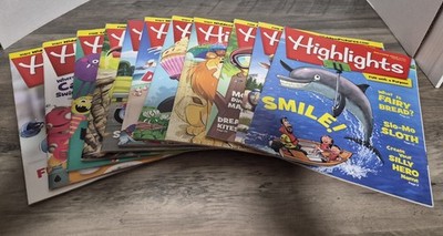Highlights Magazine 11-Issue Set (Jan-Sept & Nov-Dec 2020) 