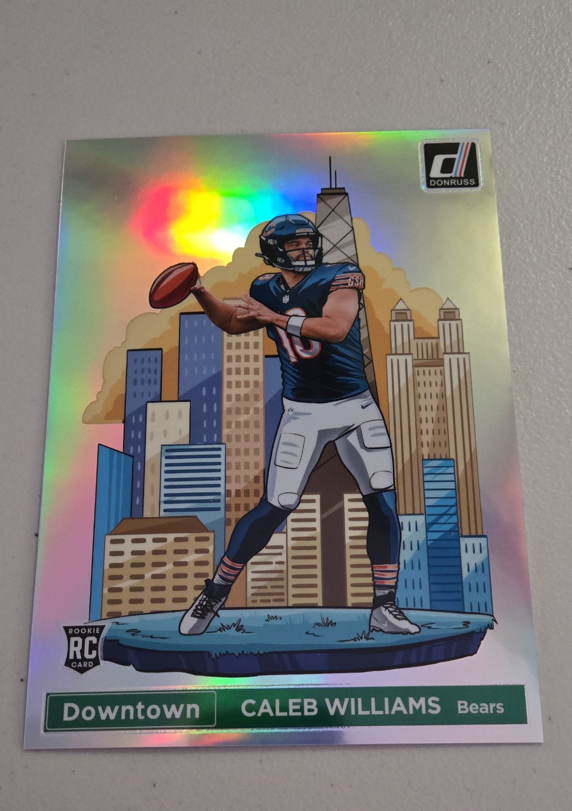 2024 Panini Donruss - Downtown! Caleb Williams #21 Oversized (RC)
