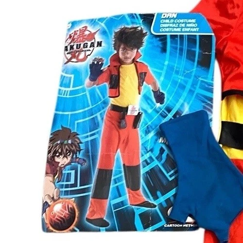 Disfraz De Colección Bakugan Dan Niños 7 8 Batalla Brawlers Halloween Vestir Foto 2 de 4