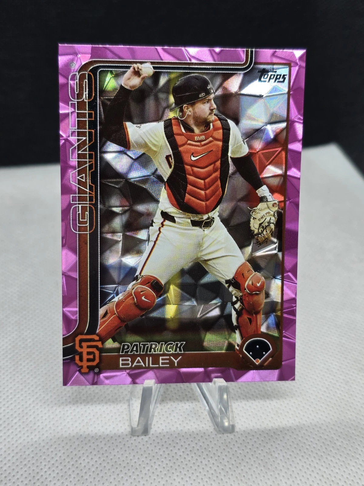 2025 Topps Series 1 PATRICK BAILEY Pink Diamante Foil #70