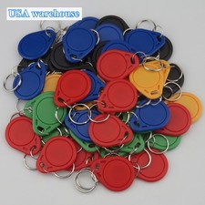 50pcs 125KHz RFID Key RFID Tag Proximity Token Keyfobs Can T5577 Rewritable