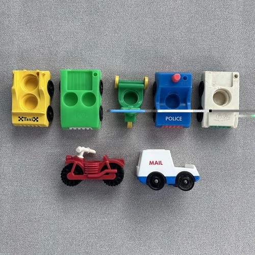 Vintage Fisher Price Little People Vehicles. Lot Of 7. 1970s/1980s