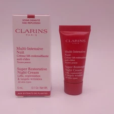 Clarins Super Restorative Night Cream .1oz All Skin Types 