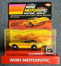 RARE 1969 Ideal Motorized Pontiac Firebird Mini Motorific Slot Car Banded. F91 