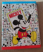 DISNEY Mickey Mouse PHOTO ALBUM REFILLABLE BINDER Folder HOLSON
