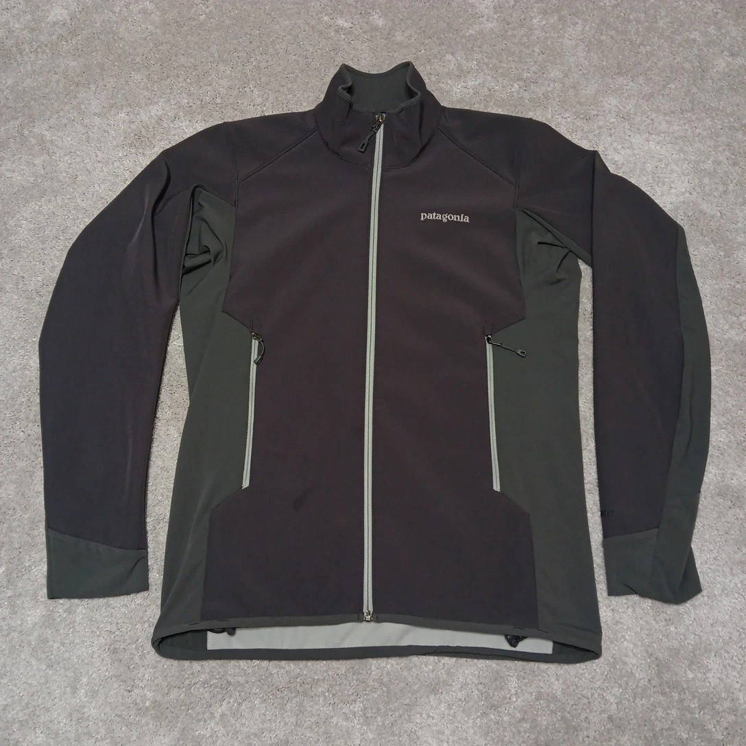patagonia polartec windbloc full zip outdoor hiking jacket