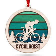 Bike Ornament - Bicycle Ornaments for Christmas Tree, Mountain Bike Ornament,...