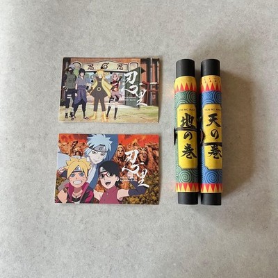 NARUTO BORUTO Shinobi Sato Scroll Booklet & Postcard Set