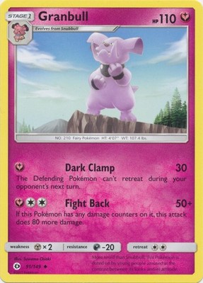 Granbull - 91/149 - Uncommon - Lightly Played