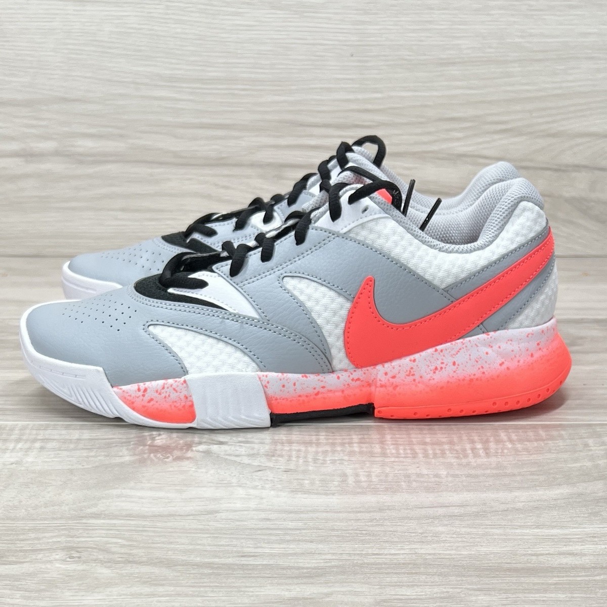 Women's Size 10 Nike Court Life 4 HC Premium Tennis White Hot Lava