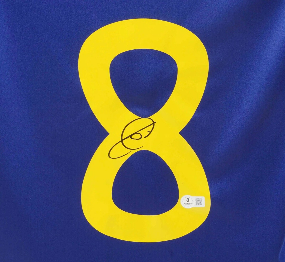 Xavi Hernandez Signed 2010 World Cup Final Spain Soccer Jersey