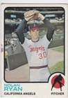 NOLAN RYAN 1973 Topps #220 VINTAGE BASEBALL CARD Angels Mets Rangers MLB HOFer!