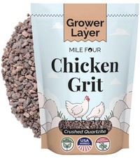 Chicken Grit for Layer Grower Chickens Age 8-20 Weeks - 100 Natural Mineral