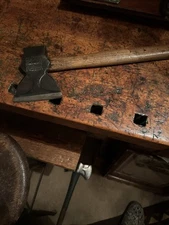 Embossed Morley Bros Wedgeway Hatchet Axe Head Vintage