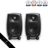 GENELEC G One Active Speaker Loudspeaker Monitor G1BM Built-in Amp Pair x2 Black