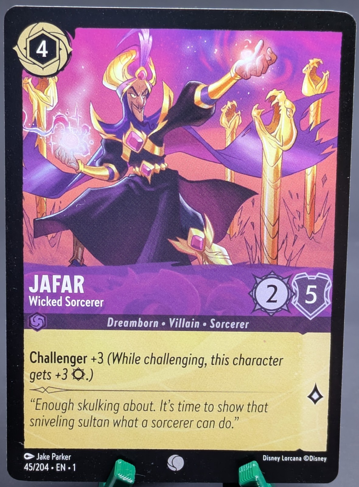 Disney Lorcana First Chapter Jafar Wicked Sorcerer 45/204 EN Ravensburger