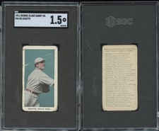 1911 E94 George Close Candy Ed Cicotte ~ blue background ~ SGC 1.5 Black Sox!