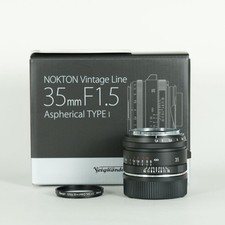 Voigtlander Nokton 50mm f1.5 Lens for M Mount Good Cond Filter Included