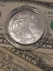 2023 1 Oz America S*il*Ver Eagle Coin (Bu) 1 /10 Of A Oz Fine S*il*Ver.